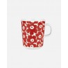 Mug Unikko rouge pour les 60 ans du motif coquelicot de Marimekko